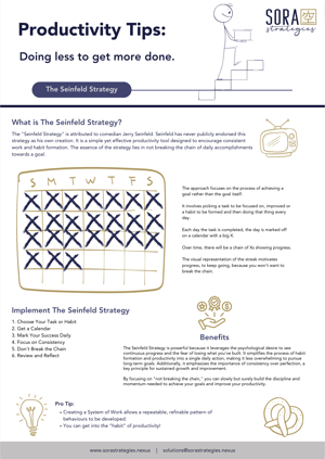 Seinfeld Strategy Poster